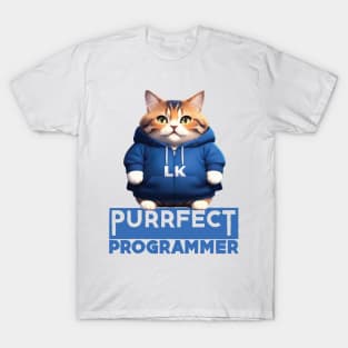 Just a Purrfect Programmer Cat T-Shirt